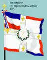 Fahne des 1. Bataillons 1791–1793