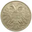 1 Schilling 1934 Rückseite
