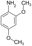 Strukturformel von 2,4-Dimethoxyanilin