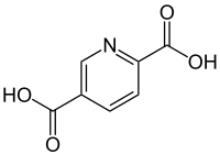 Struktur von Pyridin-2,5-dicarbonsäure