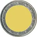 2-Euro-MünzeDeutschland 2013mit großen Sternen