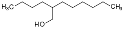 Strukturformel von 2-Butyloctanol