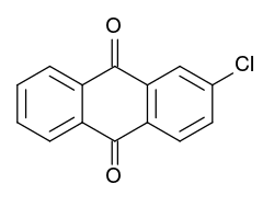 Strukturformel von 2-Chloranthrachinon