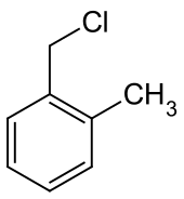 Strukturformel von 2-Methylbenzylchlorid