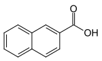 Strukturformel von 2-Naphthoesäure