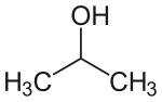 Struktur von 2-Propanol