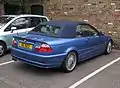 Heckansicht Alpina B3 Cabrio