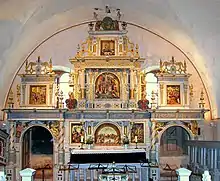 Renaissancealtar der Dorfkirche Bristow