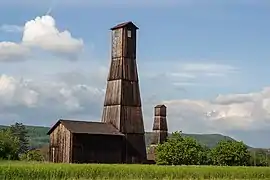 Alte Bohrtürme der Rheinsaline (2004)
