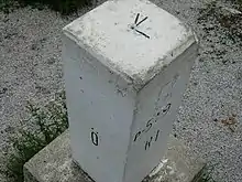 Grenzstein Dreiländereck