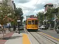Wagen 408 in der President Clinton Avenue in Little Rock
