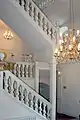 spätbarockes Treppenhaus im Nordflügel