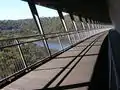 Fußgängerweg auf der Woronora Bridge.