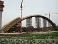 Lehrgerüst der Ilmtalbrücke (Mai 2008)