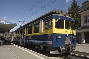 ABeh 4/4 II 311 im Bahnhof Grindelwald