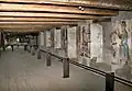 Mönchsboden (ehemaliger Festsaal des ausgehenden Mittelalters) mit Wandmalereien aus der Zeit um 1540