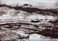 18. April 1929: Herstellung der Sohlendichtung für Teil I und&nbsp;II der Trogkammersohle und Einbringen der Betonschutzschicht