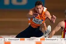 Eelco Sintnicolaas bestritt nur den100-Meter-Lauf und trat zur zweitenDisziplin nicht mehr an