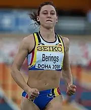Eline BeringsRang sieben in 13,35&nbsp;s