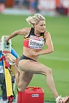 Svetlana Bolshakova steigerte sich im Finale um 22&nbsp;Zentimeter und errang&nbsp;Bronze