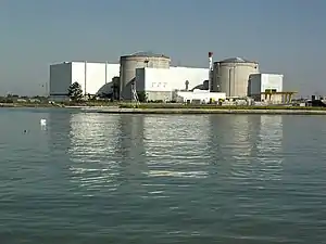 Kernkraftwerk Fessenheim am Rheinseitenkanal