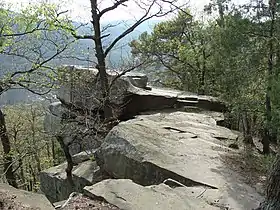 Hohfels oberhalb der Burg