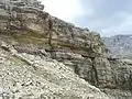 Alter Kriegssteig an der Büllelejochhütte
