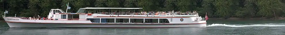 Die Schaffhausen oberhalb von Büsingen am 3. Juni 2011