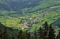 Blick vom Strichboden auf Stein