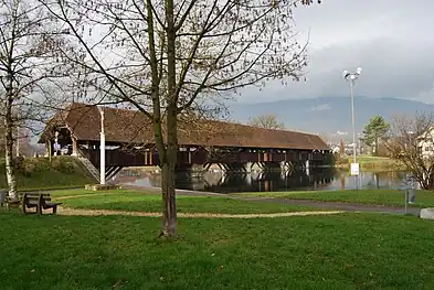 Holzbrücke