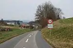 Ortseingang von Reisiswil her kommend