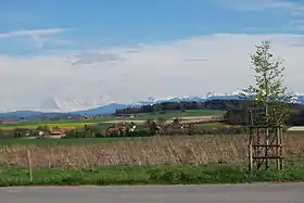 Kleinguschelmuth, von der Kapelle St. Urban aus gesehen