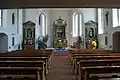 Innenansicht der Antonius-Kirche in Walde SG