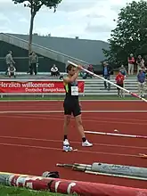 Jan Felix Knobel beendete den Wettkampf nach der achten Disziplin, dem&nbsp;Stabhochsprung