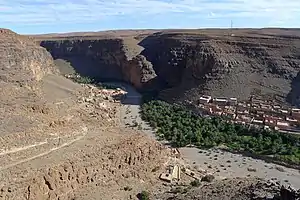 Blick vom Agadir Id Aissa auf Amtoudi (2013)