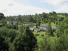 Blick vom Kalvarienberg auf Alendorf und Wacholder