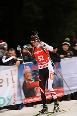 Sven Grossegger beim Weltcup in Oberhof 2014