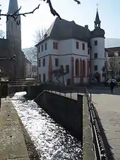 Casimirianum oberhalb des Floßbach-Abzweigs
