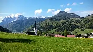 Schwendt mit Wildem Kaiser