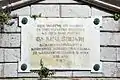 Glagolitische Inschrift auf einer Kapelle in Vrbnik