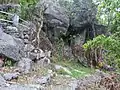 Eingang zur Höhle auf dem Fatu Maromak