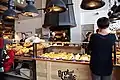 Verkaufstresen in der Rindermarkthalle