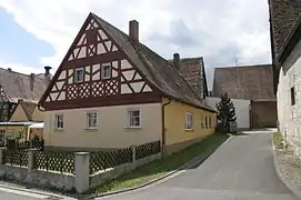 Wohnhaus von 1742 im Ortskern