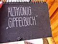Altkönig: Gipfelbuch