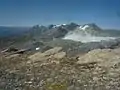 Vorab vom Piz Grisch im Jahr 2015; das ist die gleiche Ansicht wie im Bild von 1960