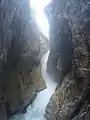 Leutaschklamm-Wasserfall, nahe Mittenwald