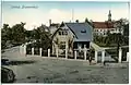 ehem. Schloss Brunnersdorf 1916, wohl devastiert, Nordböhmen, Erzgebirge