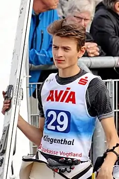 Soukup beim COC 2017 in Klingenthal