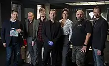 v.&nbsp;l.&nbsp;n.&nbsp;r.: Produzent Sam Davis, die Darsteller Paul Faßnacht, Helgi Schmid, Matthias Matschke und Julia Bremermann, Regisseur Thomas Jahn sowie der verantwortliche ZDF-Redakteur Matthias Pfeifer
