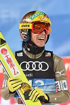 Noriaki Kasai in Bischofshofen (2017)